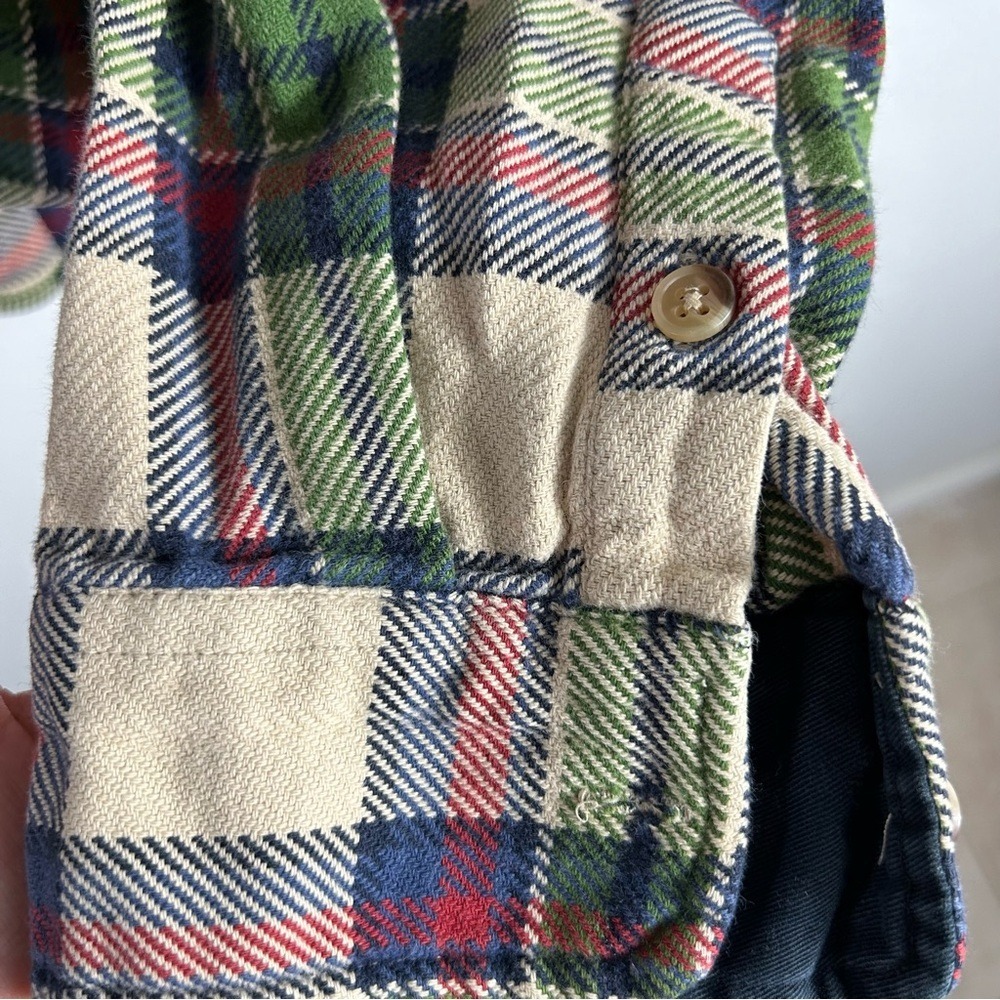 Abercrombie & Fitch Men's Multicolor Plaid Button Down Size Large 100% Cotton - Picture 7 of 9